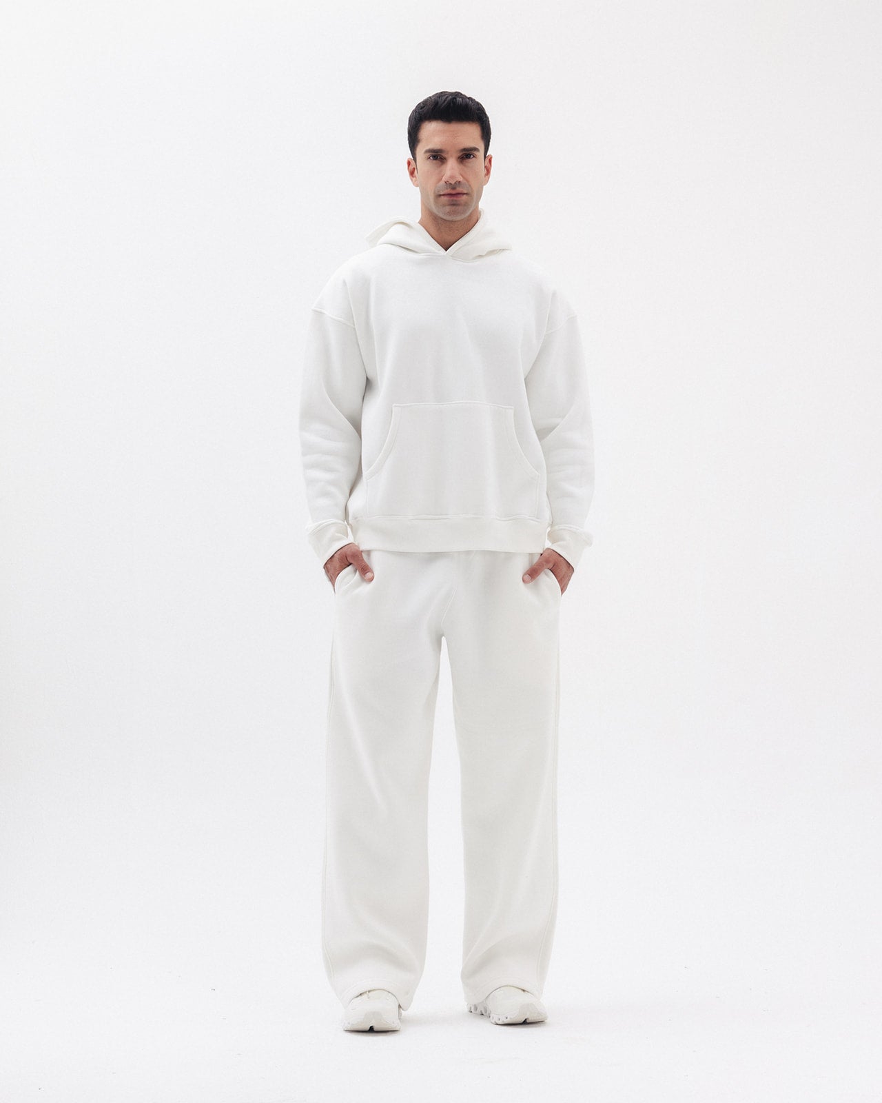 Blank Hoodie In White