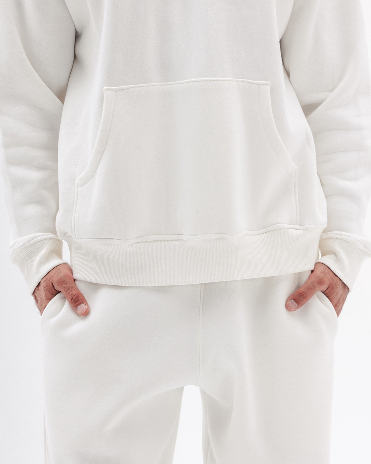 Blank Hoodie In White