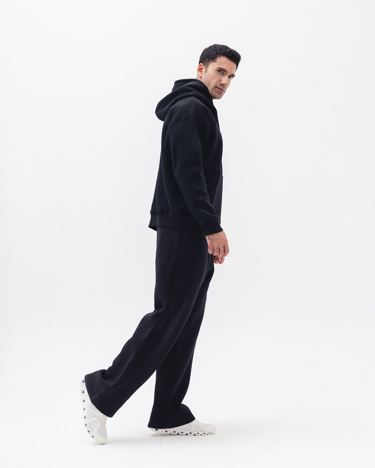 Blank Hoodie In Black