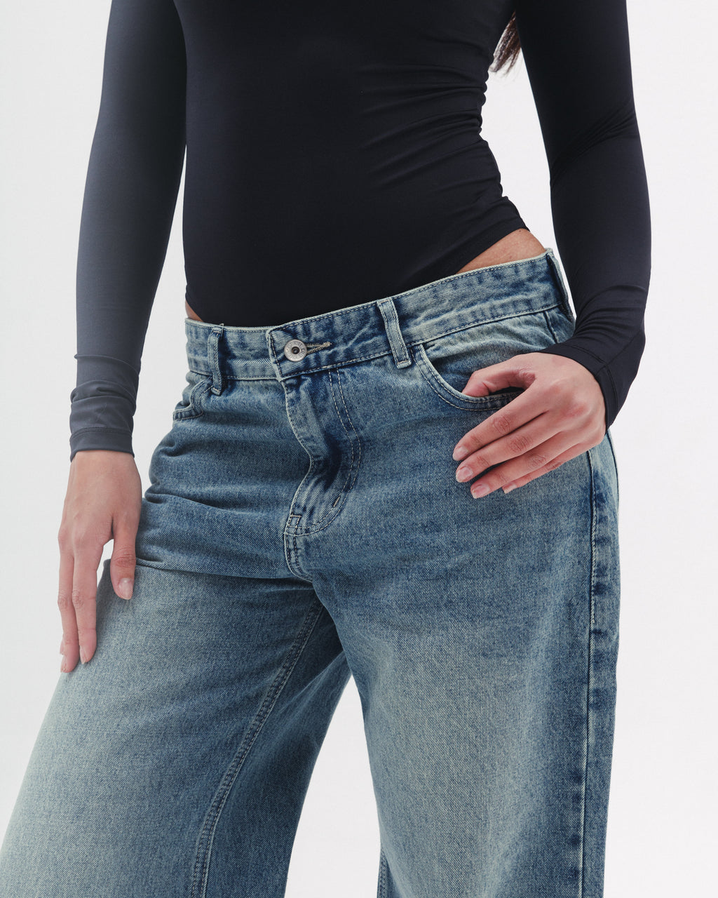 Shaping Bodysuit In Black