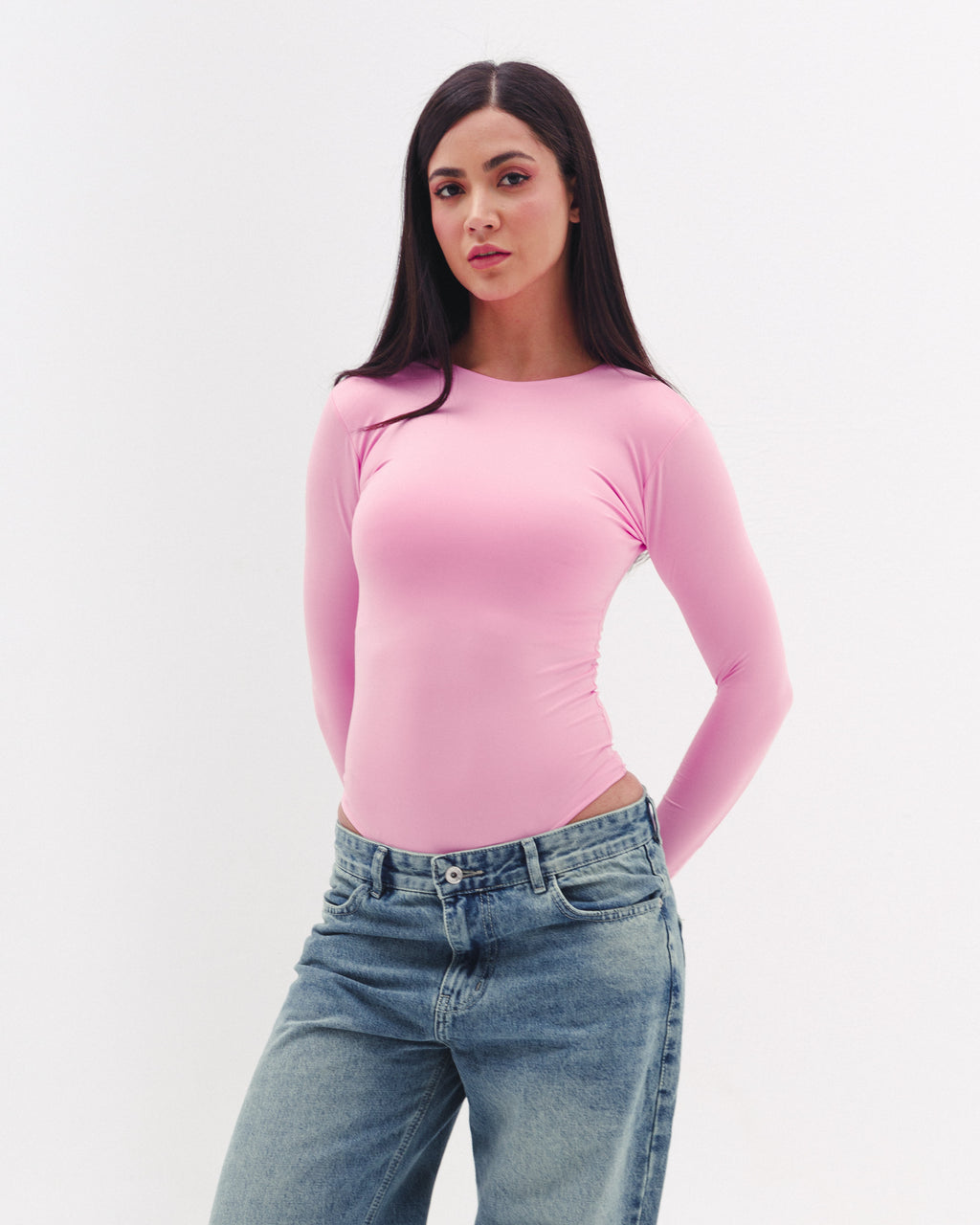 Shaping Bodysuit In Pink