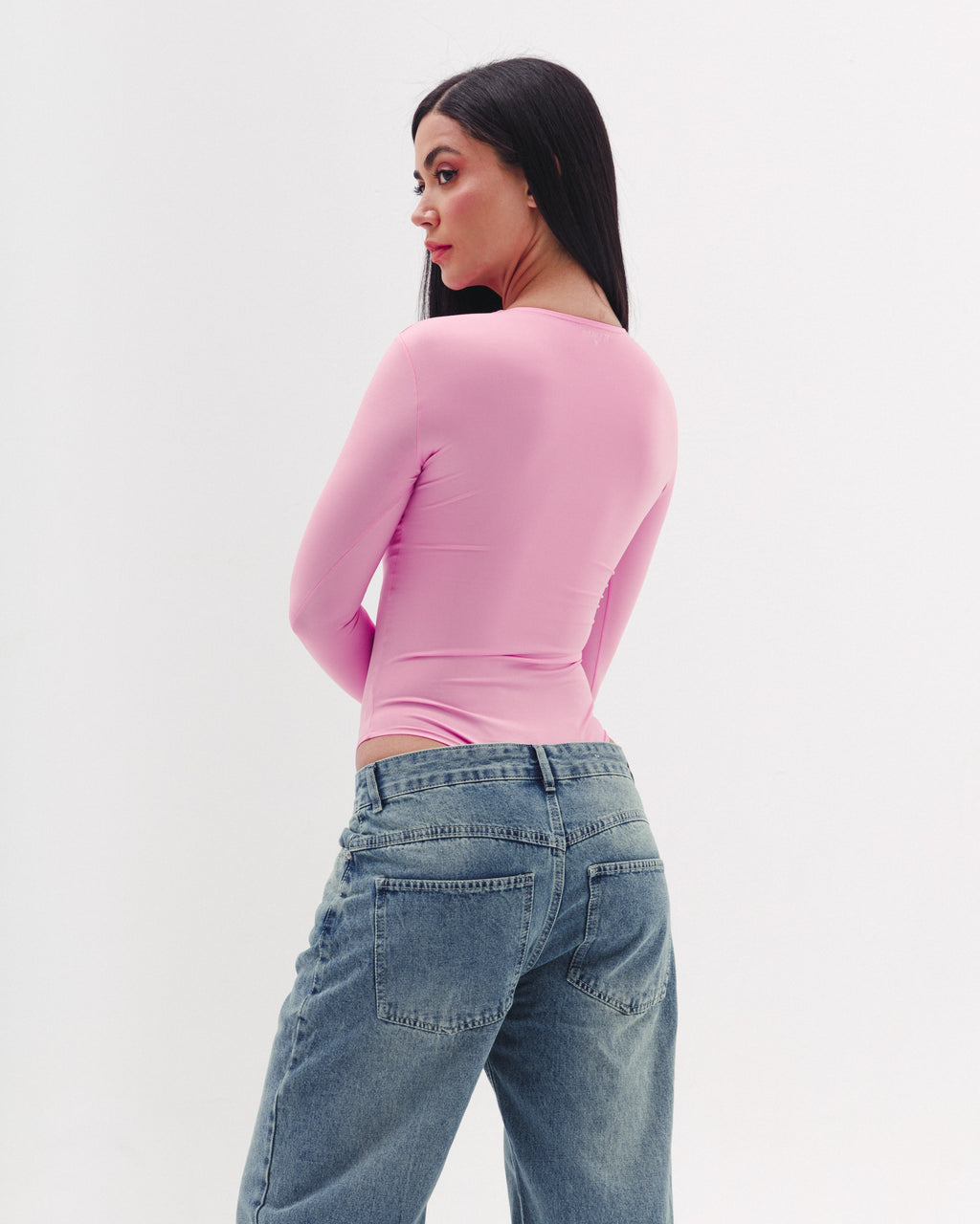 Shaping Bodysuit In Pink