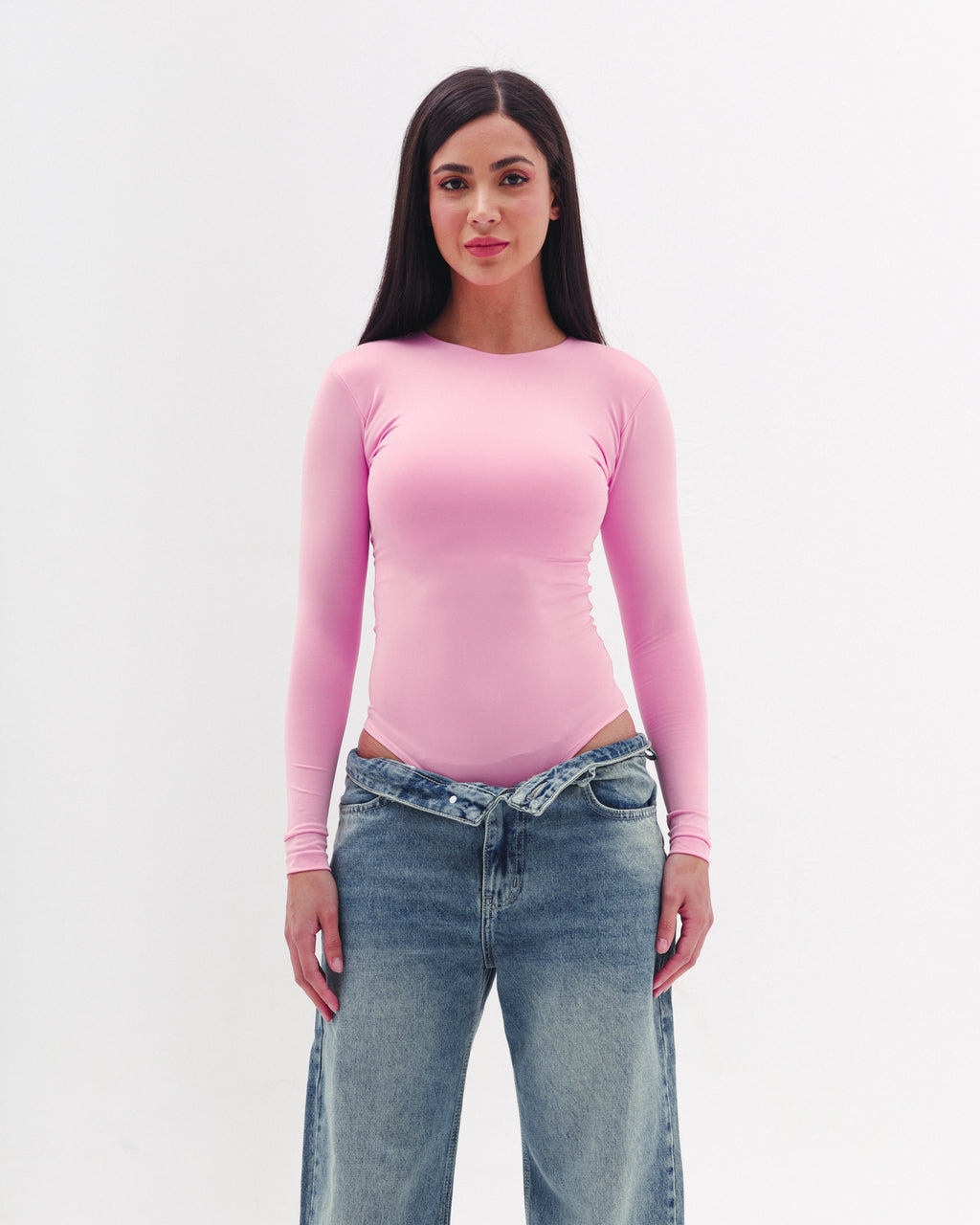 Shaping Bodysuit In Pink