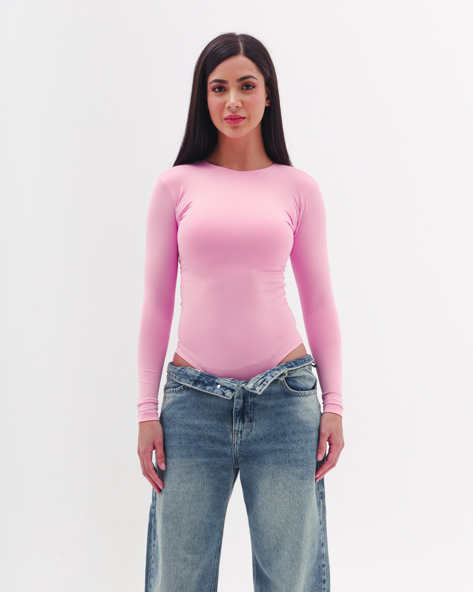 Shaping Bodysuit In Pink