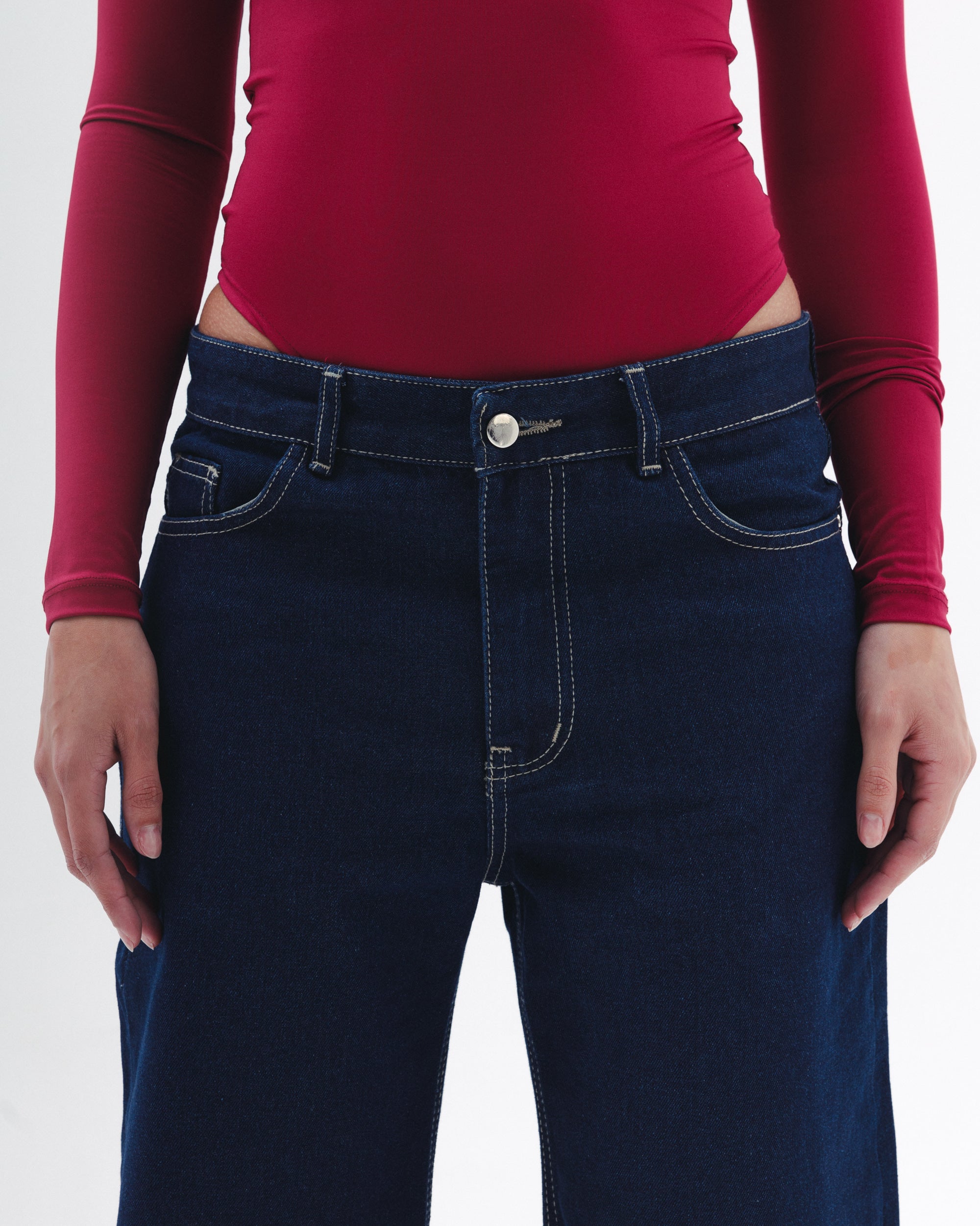 Shaping Bodysuit In Raspberry