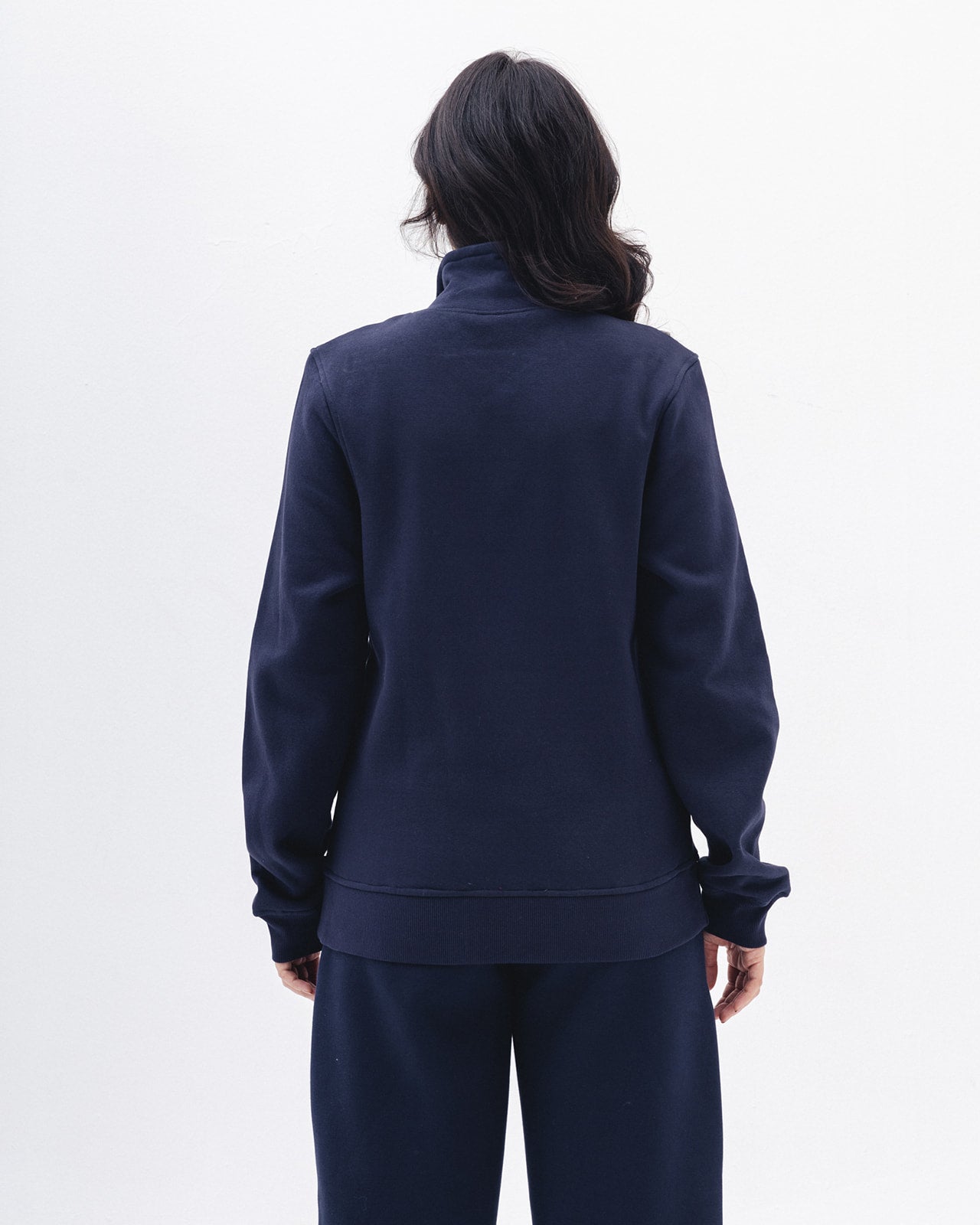 Quarter Zip In Navy Blue