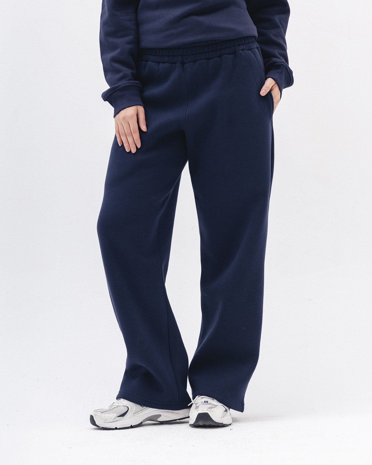Blank Sweatpants In Navy Blue