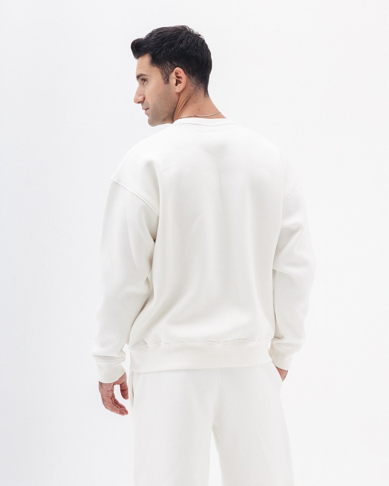 Blank Crewneck In White