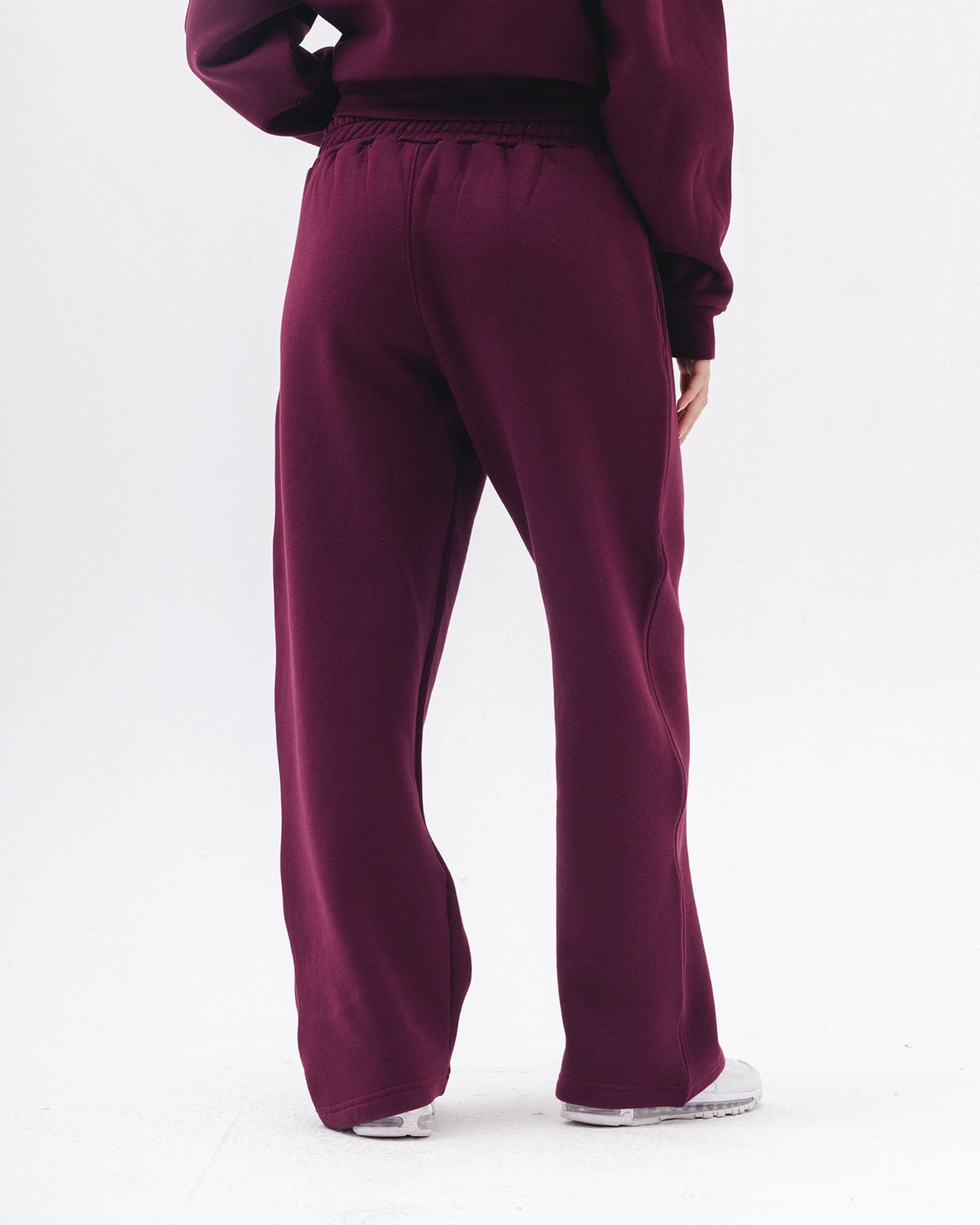 Blank Sweatpants In Burgundy