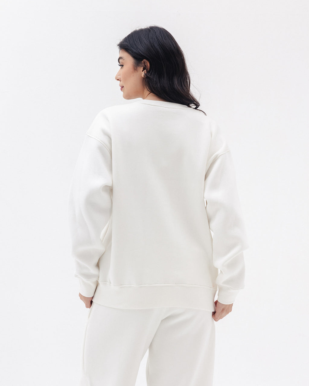 Blank Crewneck In White
