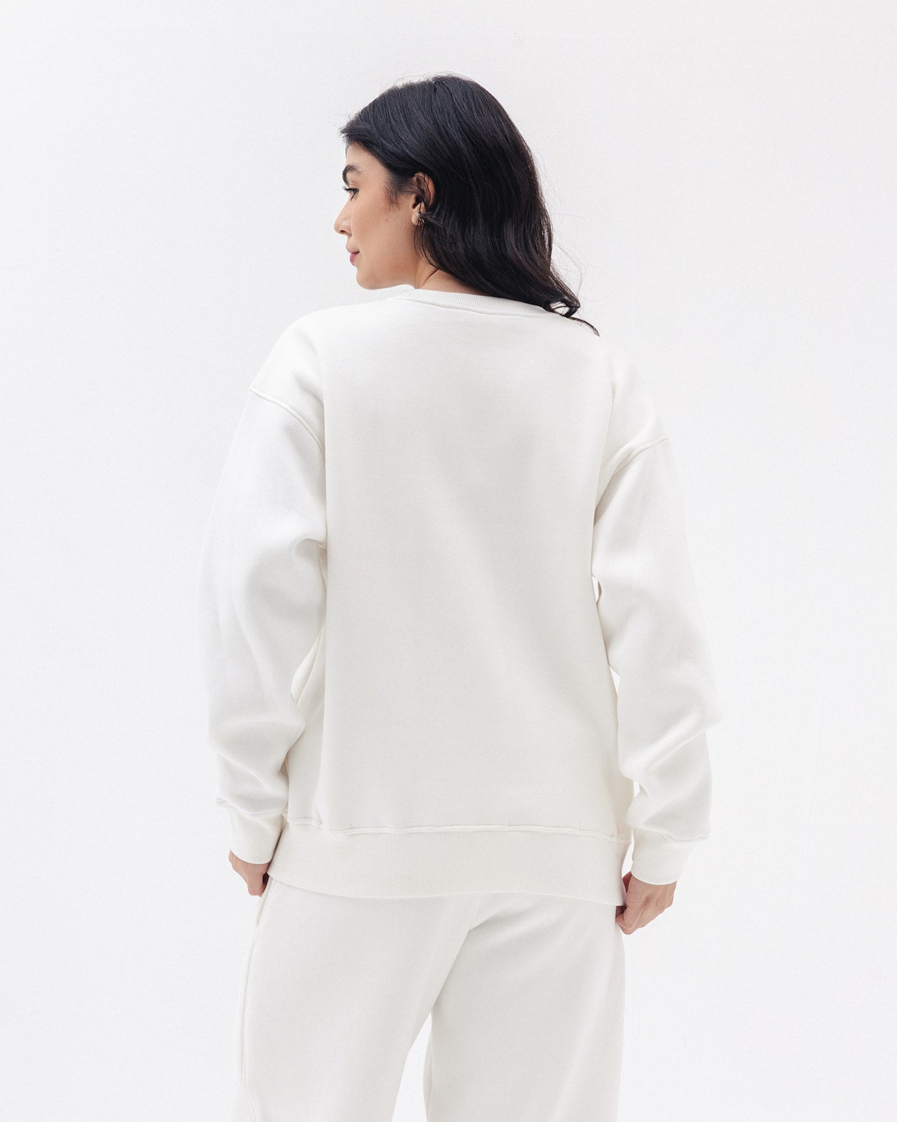 Blank Crewneck In White