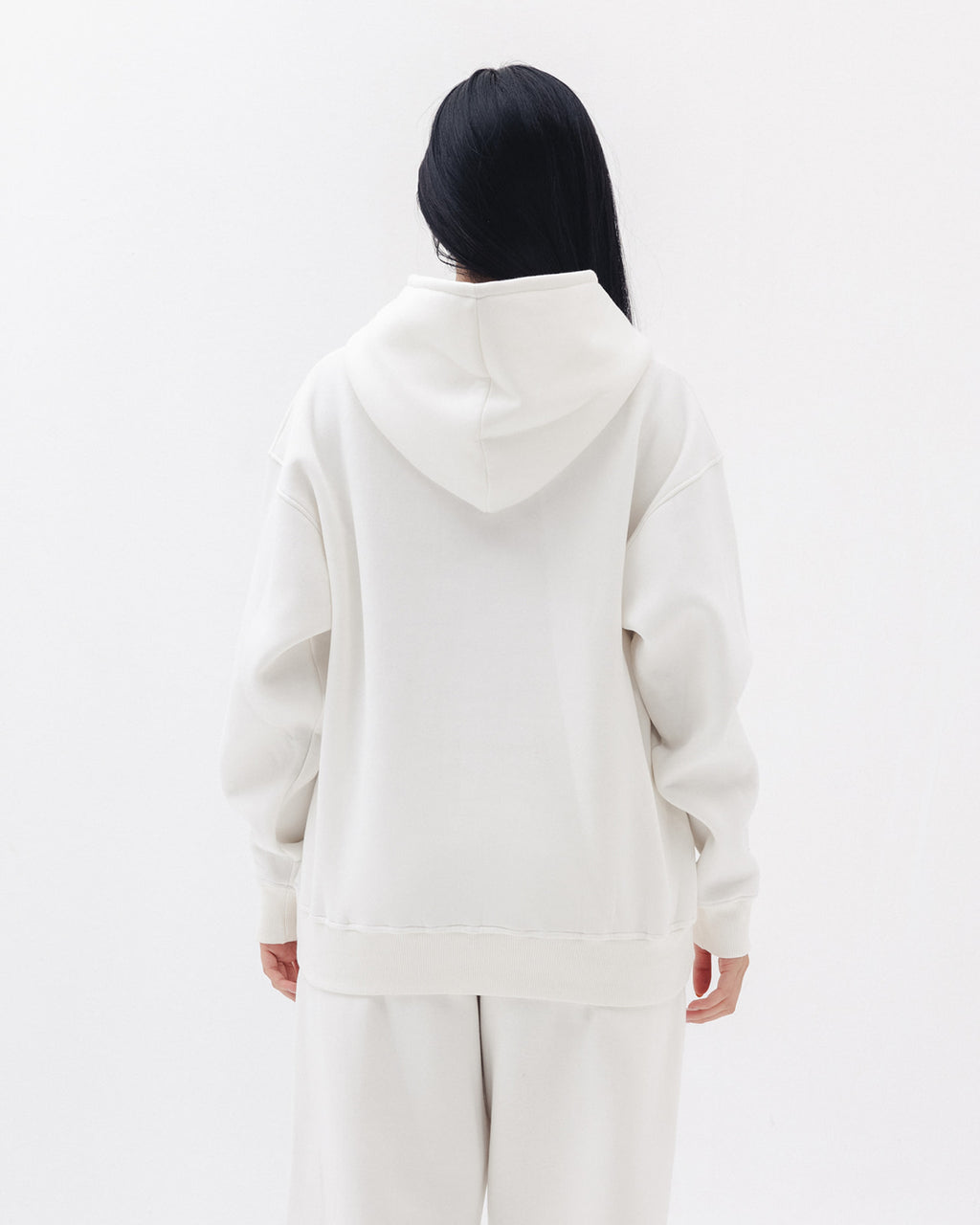 Blank Hoodie In White