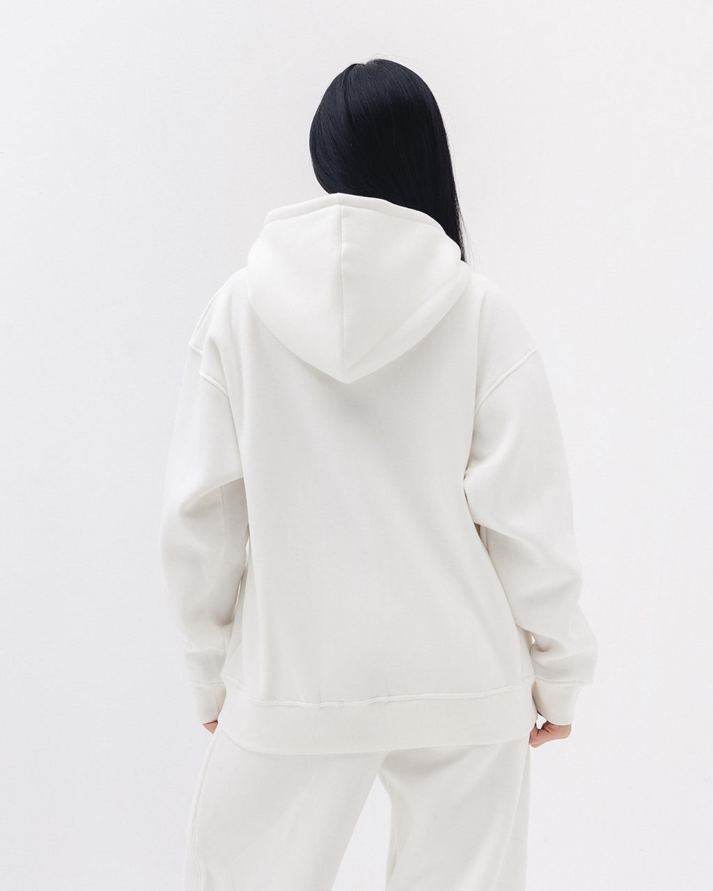 Blank Zip Up In White