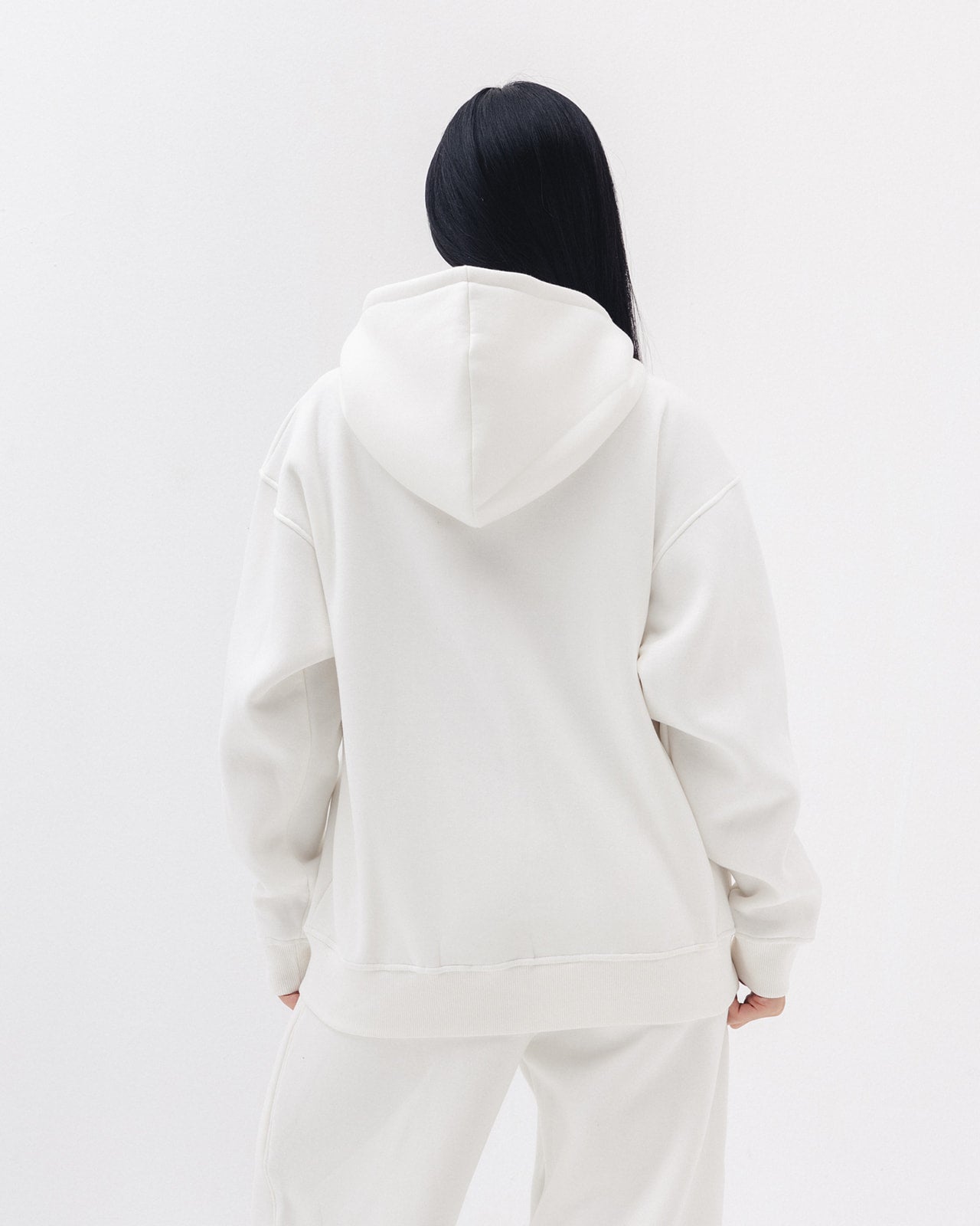 Blank Zip Up In White