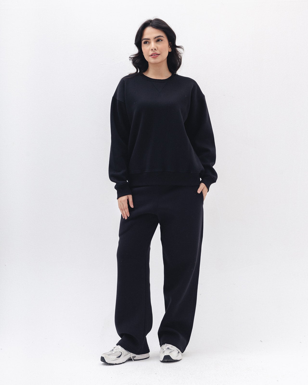 Blank Crewneck In Black