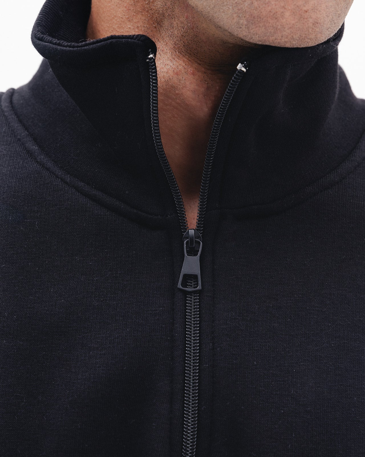 Quarter Zip in Black