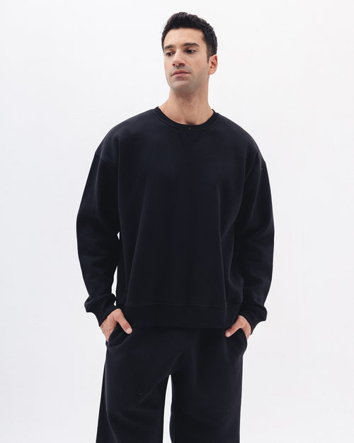 Blank Crewneck In Black