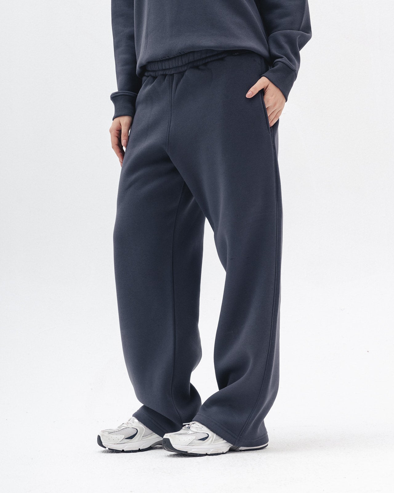 Blank Sweatpants In Charcoal Grey