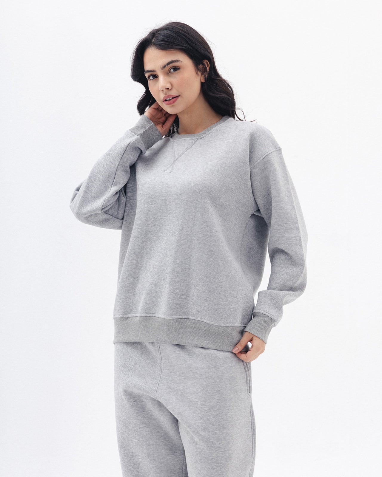 Blank Crewneck in light grey