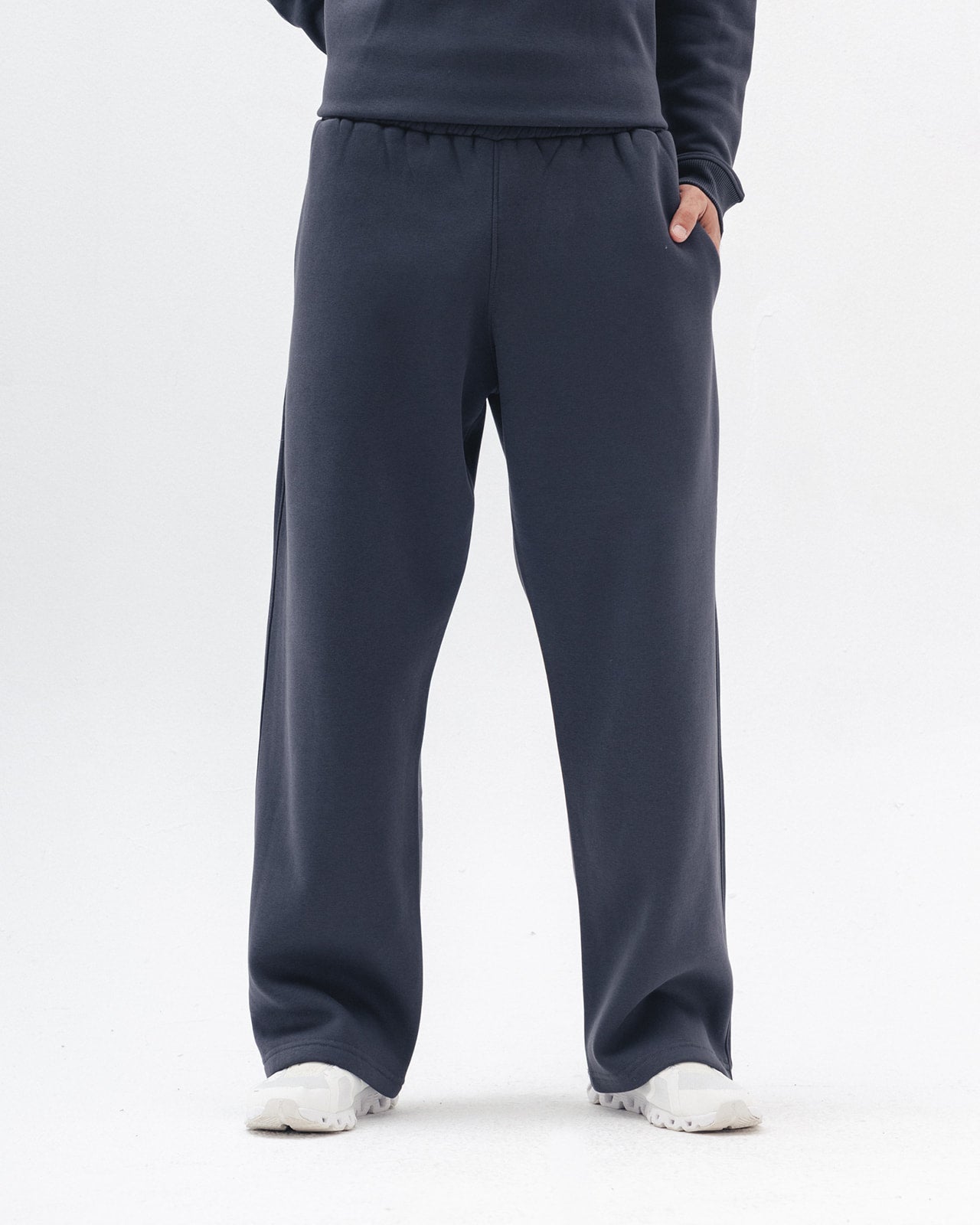 Blank Sweatpants In Charcoal Grey