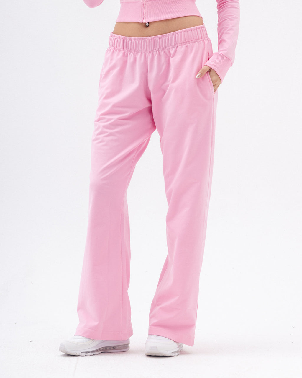 Low Rise Sweatpants In Pink