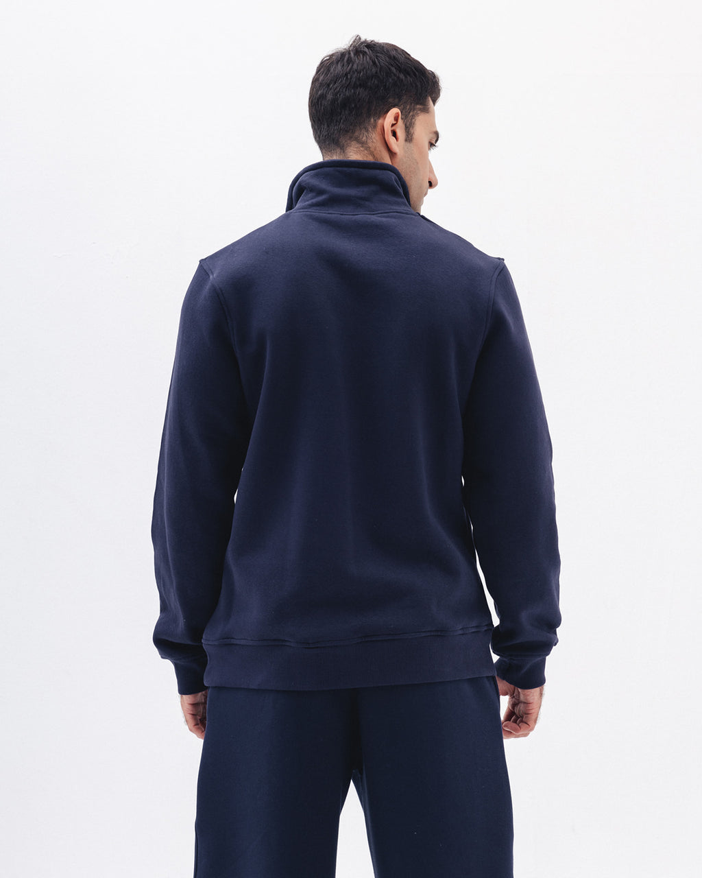 Quarter Zip In Navy Blue