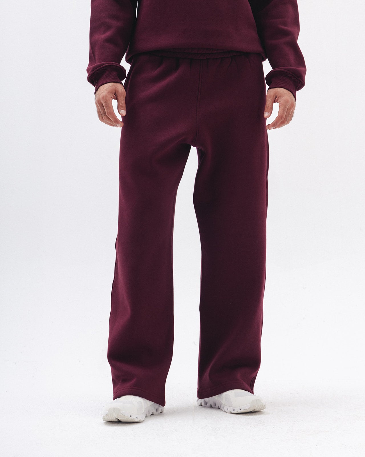 Blank Sweatpants In Burgundy