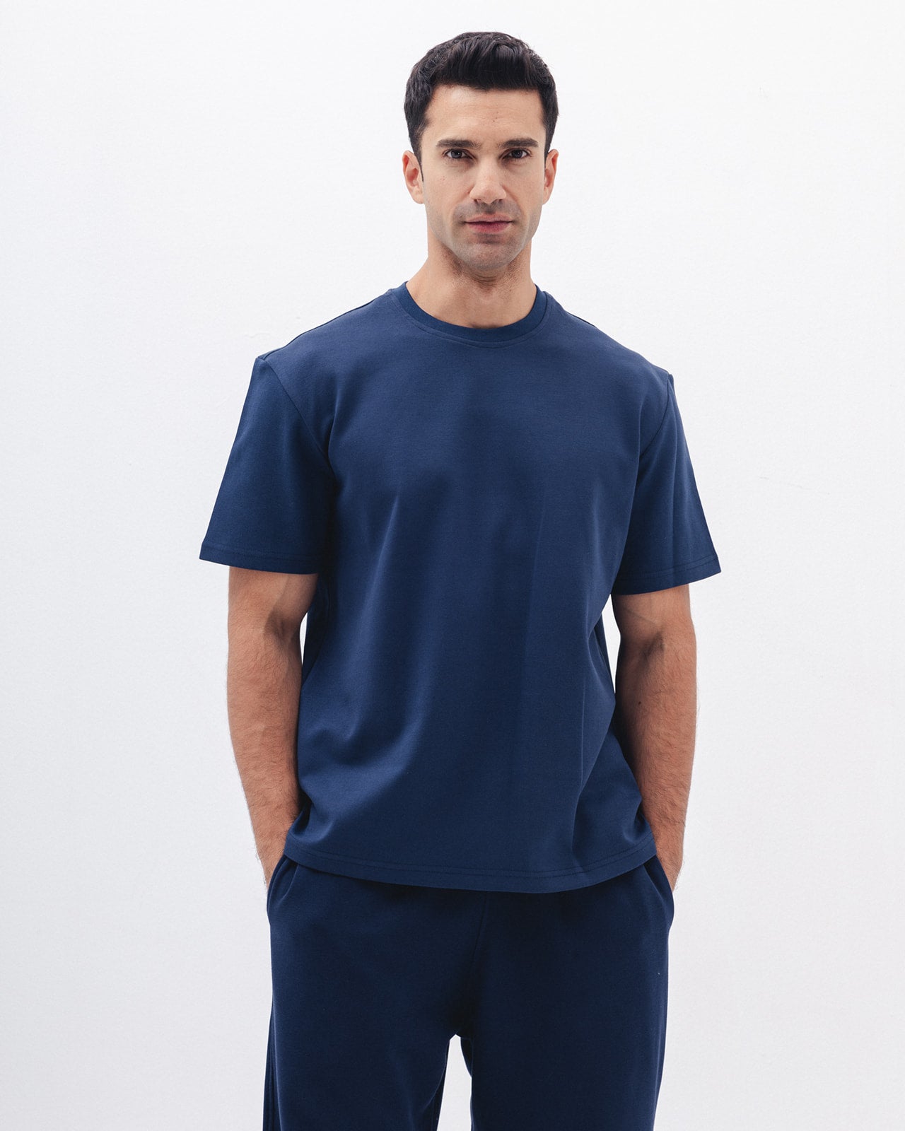 Regular Fit T-Shirt In Navy Blue
