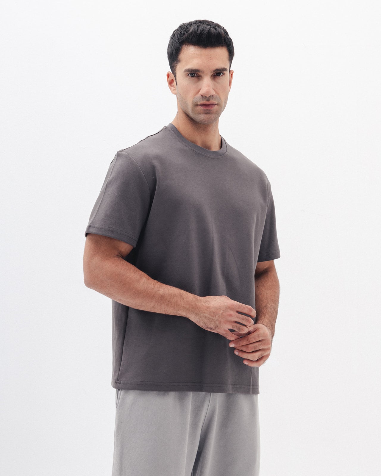 Regular Fit T-Shirt In Grey