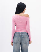 Asymmetrical Off Shoulder Top
