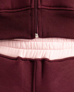 Fluff color block sweats