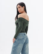Off Shoulder Long Sleeve