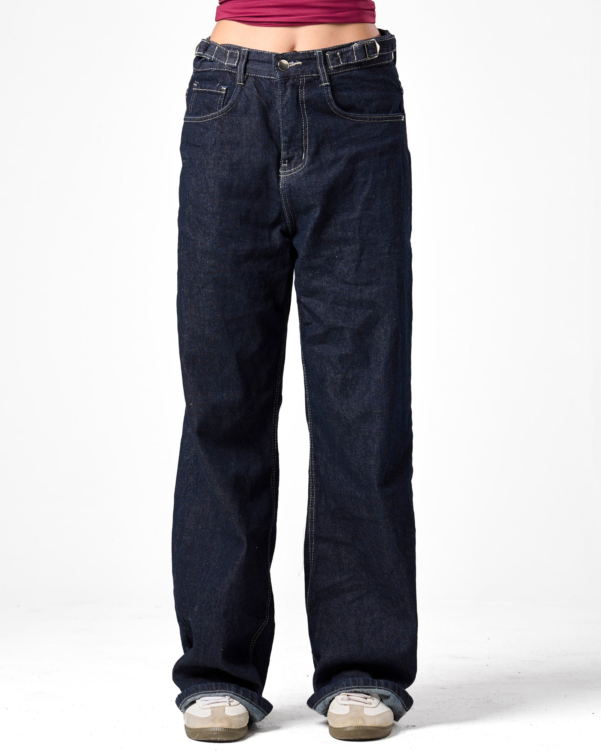Baggy Denim In Navy Blue