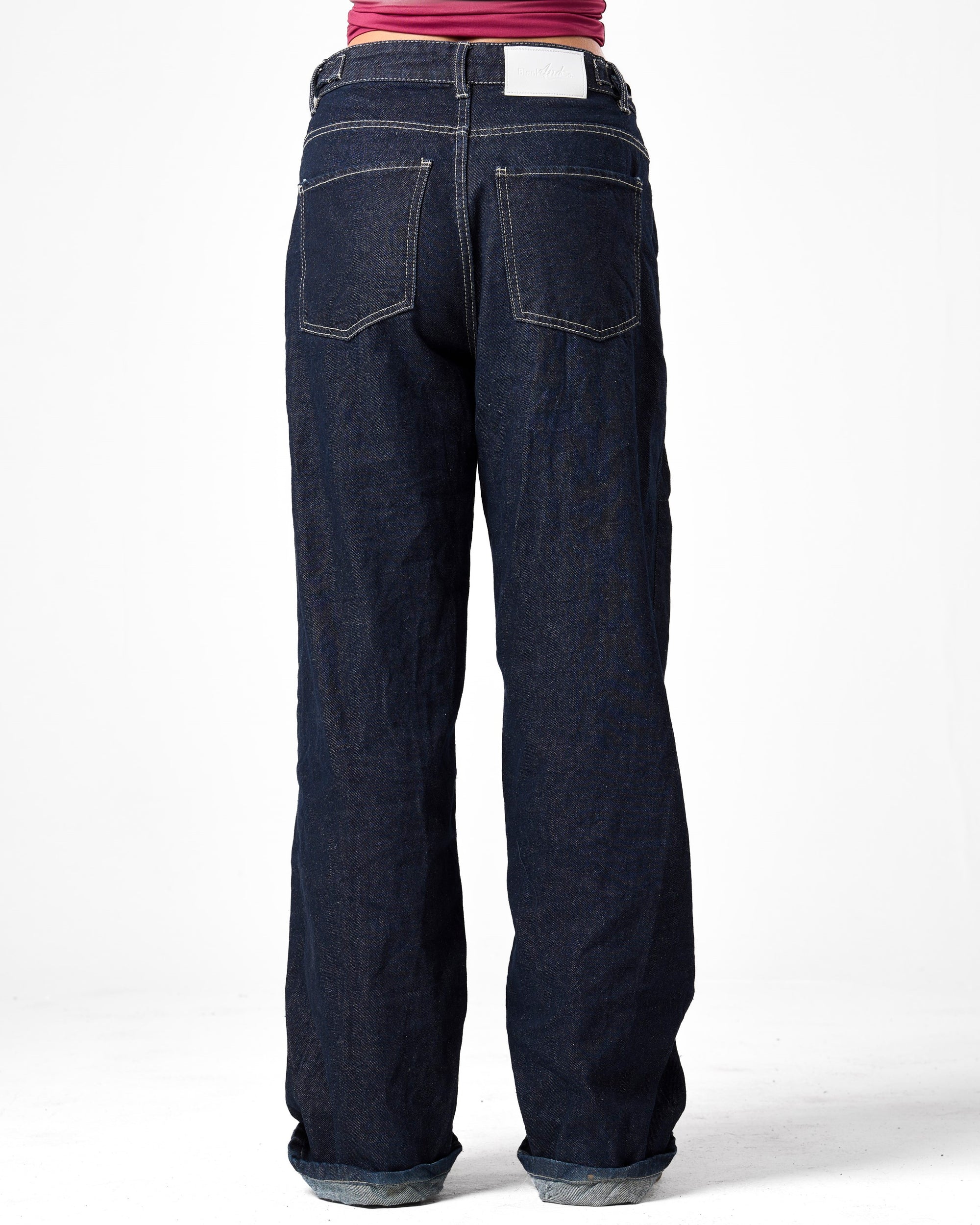 Baggy Denim In Navy Blue