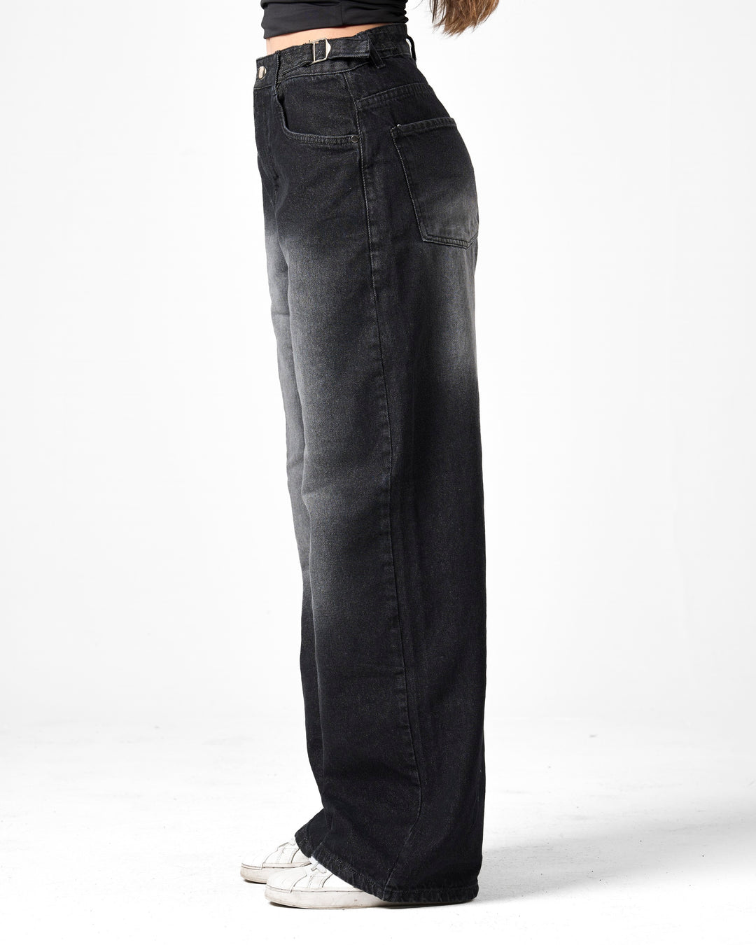 BLESS Ü BU baggy denim pants black Black BLESS U BU baggy denim pants, sold out immediately.