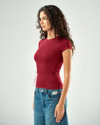 Shaping Short Sleeve Top