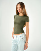 Shaping Short Sleeve Top