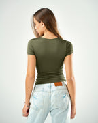 Shaping Short Sleeve Top