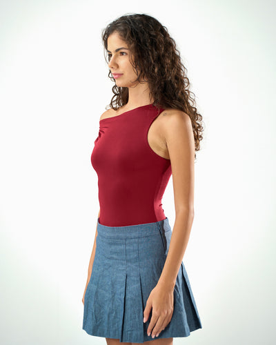 Knotted top in Raspberry