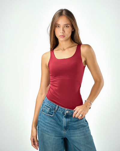 Shaping tank top in Raspberry