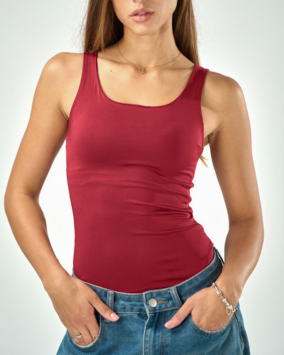 Shaping tank top in Raspberry