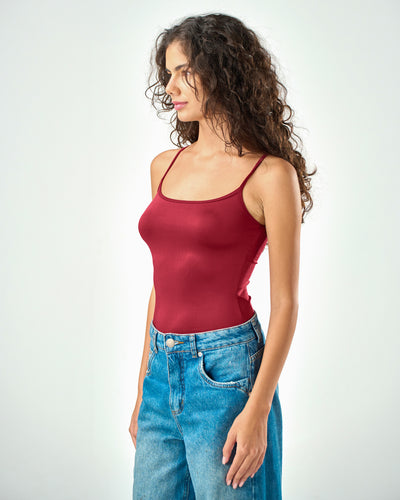 Shaping spaghetti tank top