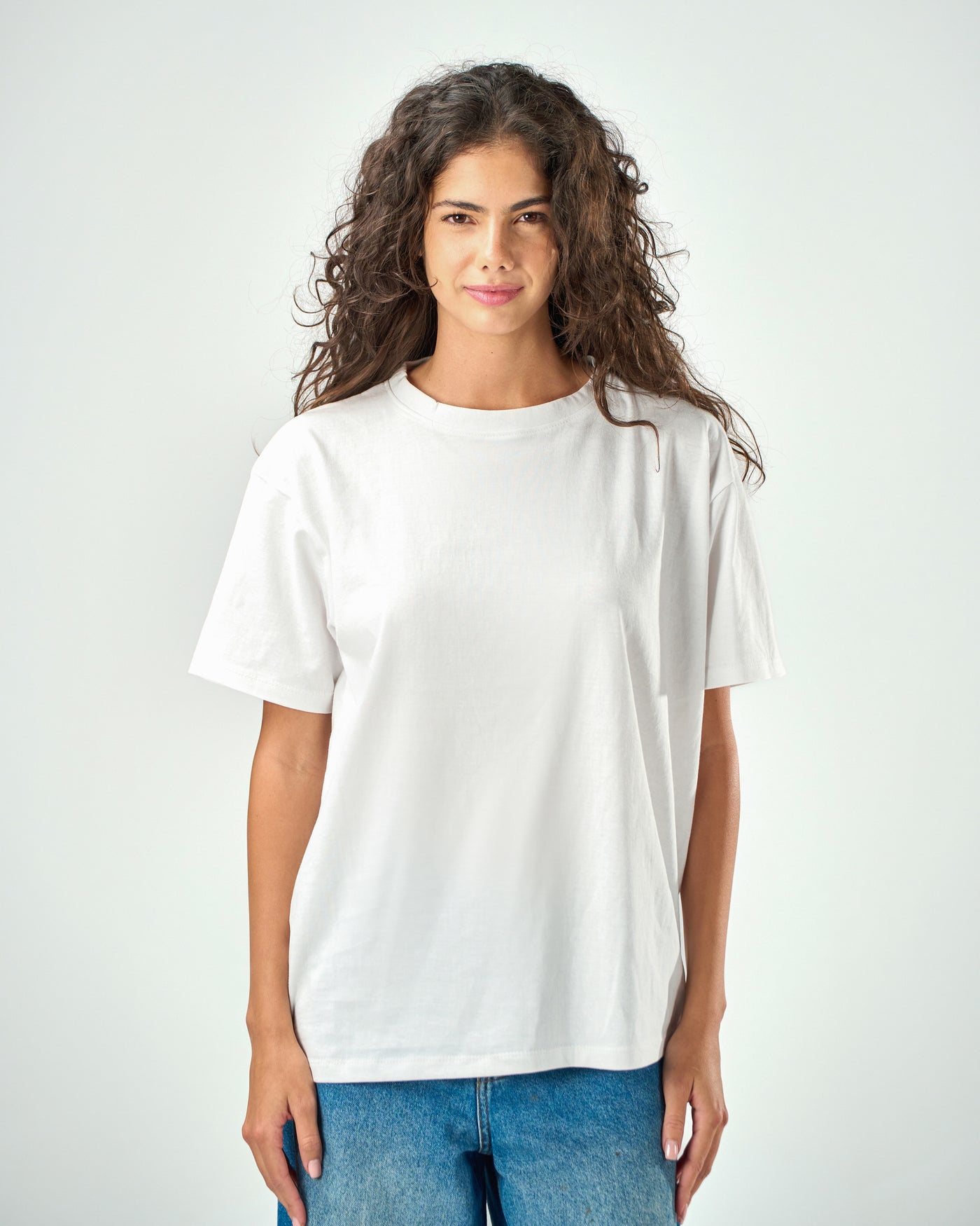 Unisex Regular fit T-shirts in white