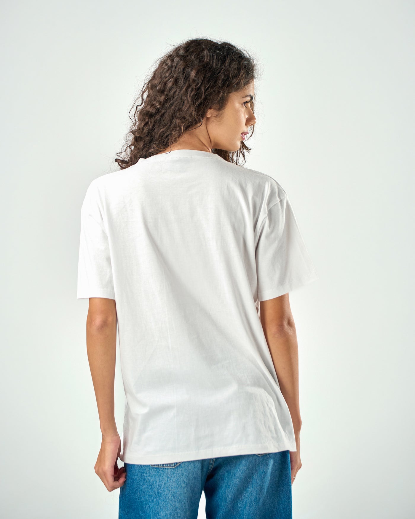 Unisex Regular fit T-shirts in white