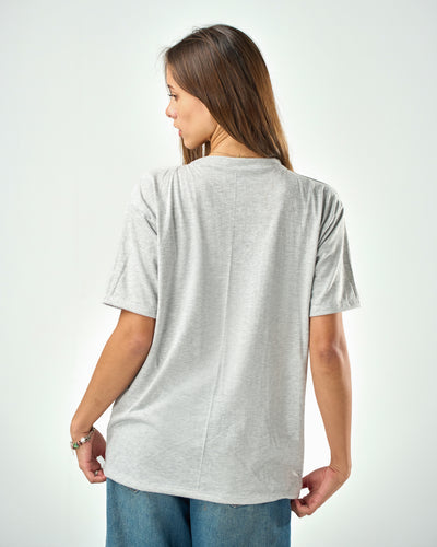Unisex Regular fit T-shirts in Light grey