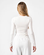 Cotton Shaping Long Sleeve Top