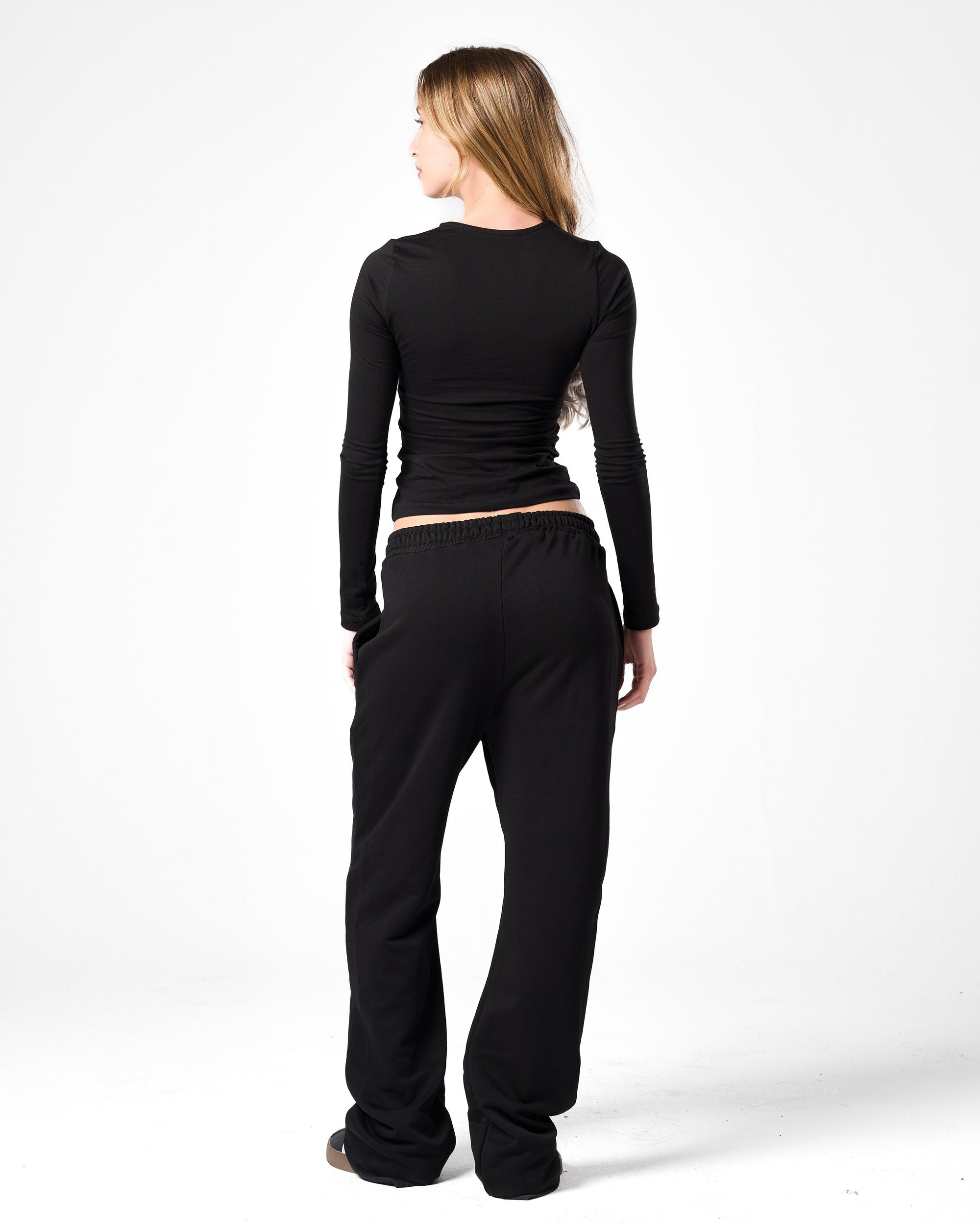 Cotton Shaping Top In Black