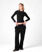 Cotton Shaping Long Sleeve Top