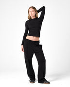 Cotton Shaping Long Sleeve Top