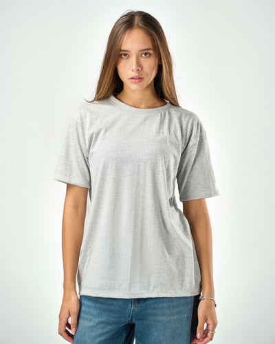 Unisex Regular fit T-shirts in Light grey